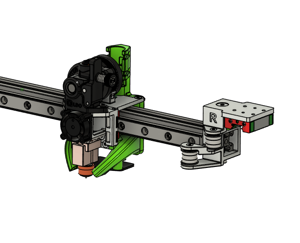 FFG Ultralight Print Heads and INDX mount for use with Full Frontal Gantry mod on Rat Rig printers — miniatura 6