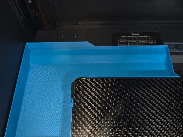 SV08 Corner Purge Bin