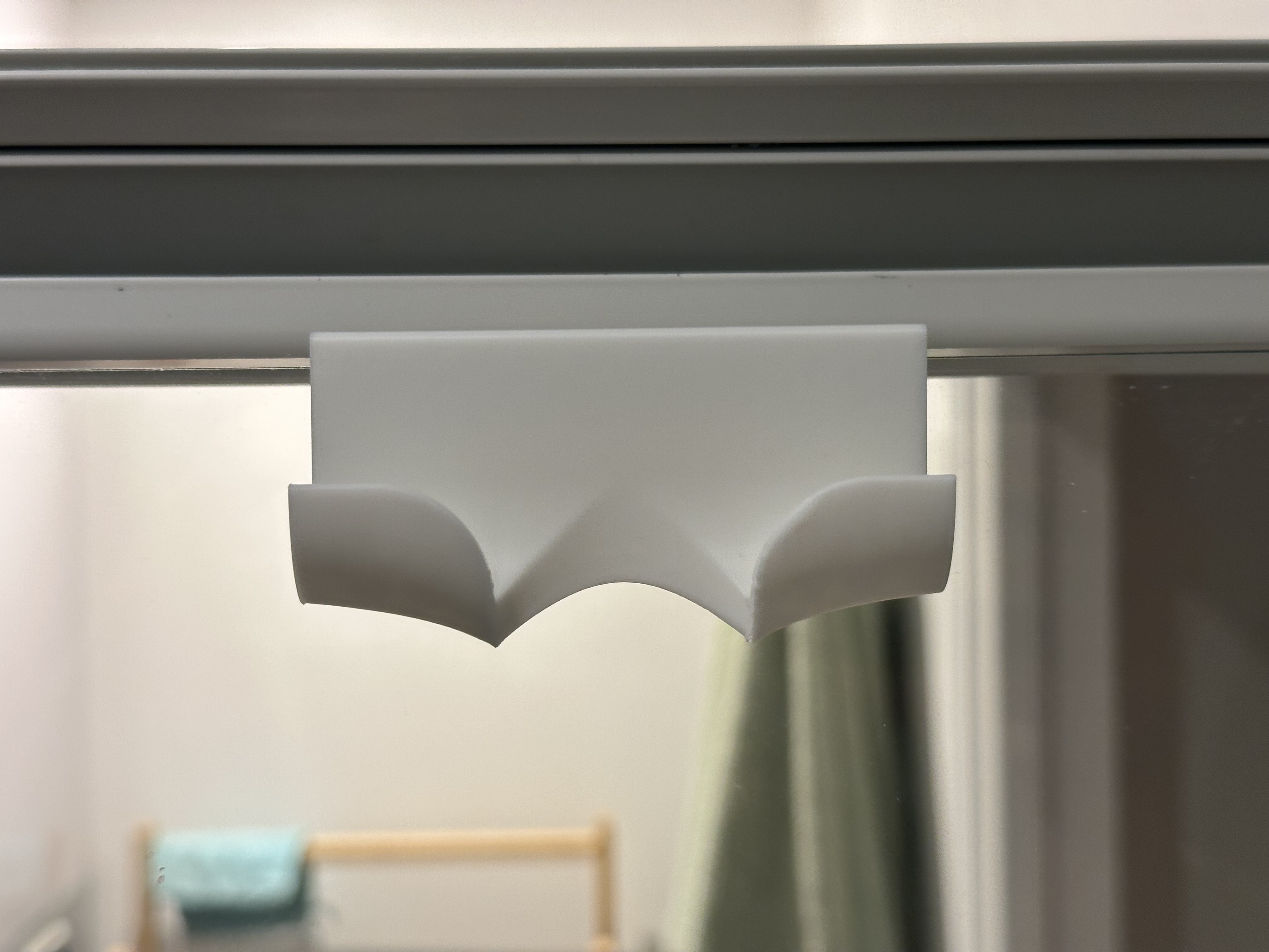 Miniatura 4 do modelo 3D Shower Squeegee Hook — Fully Parametric