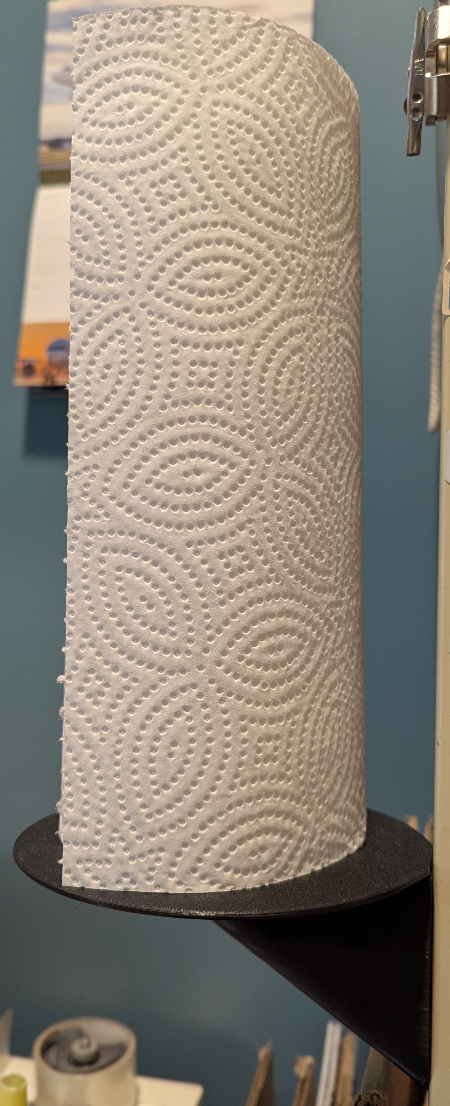 Paper Towel Support for Shelving Post