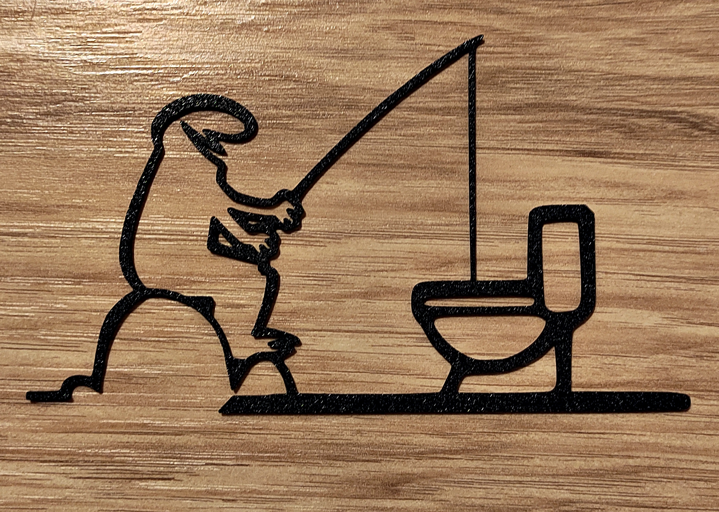 Funny “WC” Door Hanger – La Linea Balum 145