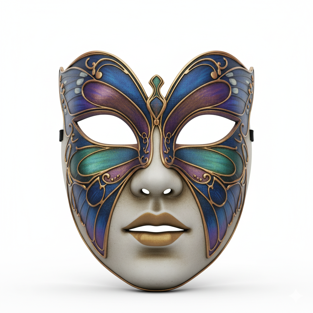 Venetian Butterfly Queen, mask, cosplay, wearable, costume, face, helmet