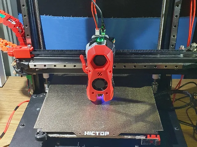Voron style X carriage for Mendelmax 3 LRU with BLTouch