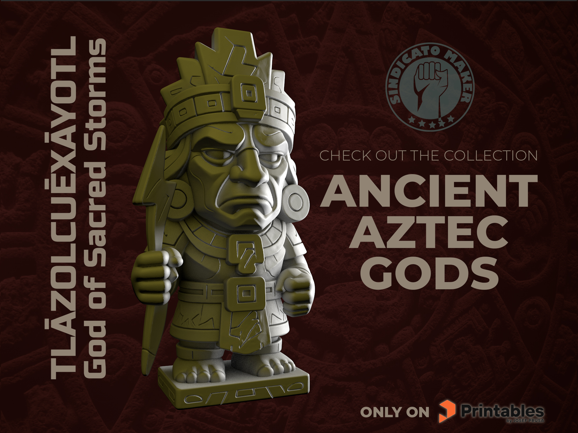 Tlāzolcuēxāyotl - God of Sacred Storms