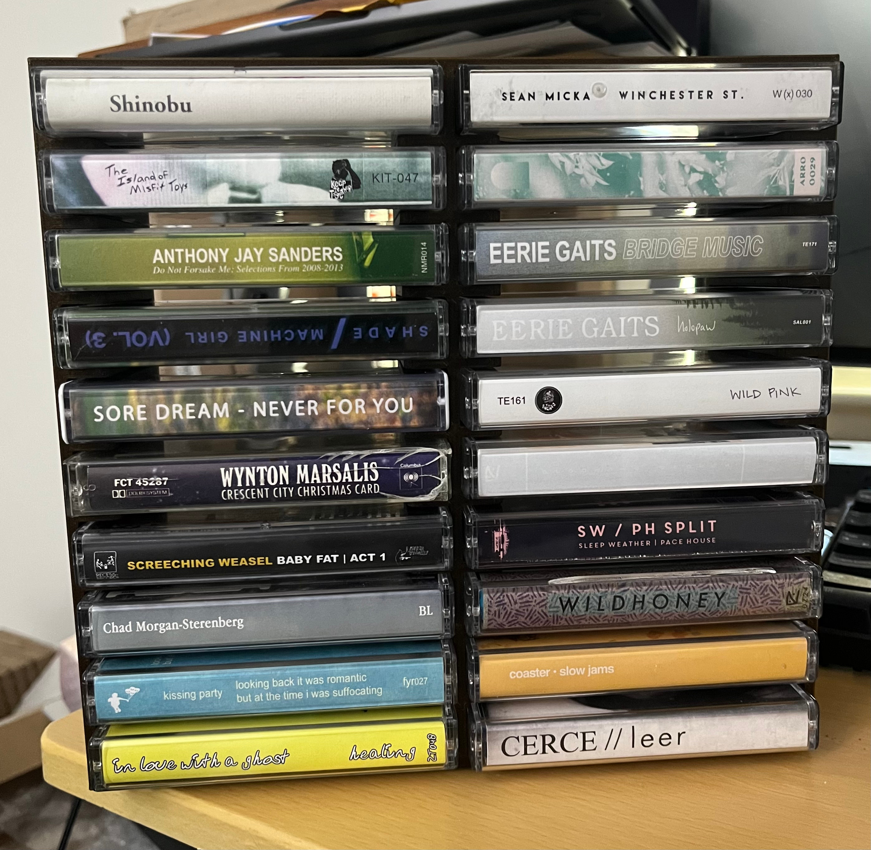 Wall Mountable Cassette Rack