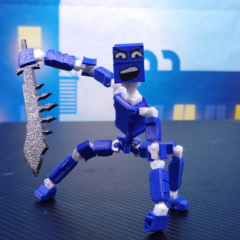 Brikki - Stop-Motion Figure with Swappable Faces by Darren Wehry ...