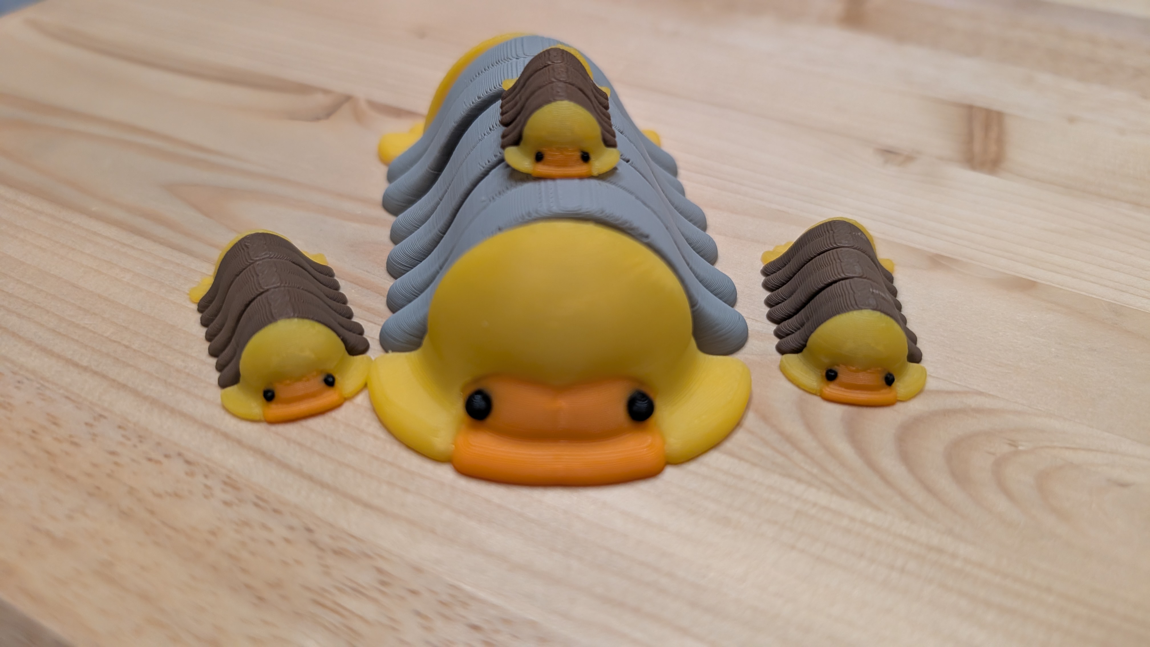 Articulated Isopod Fidget Toy Rubber Ducky