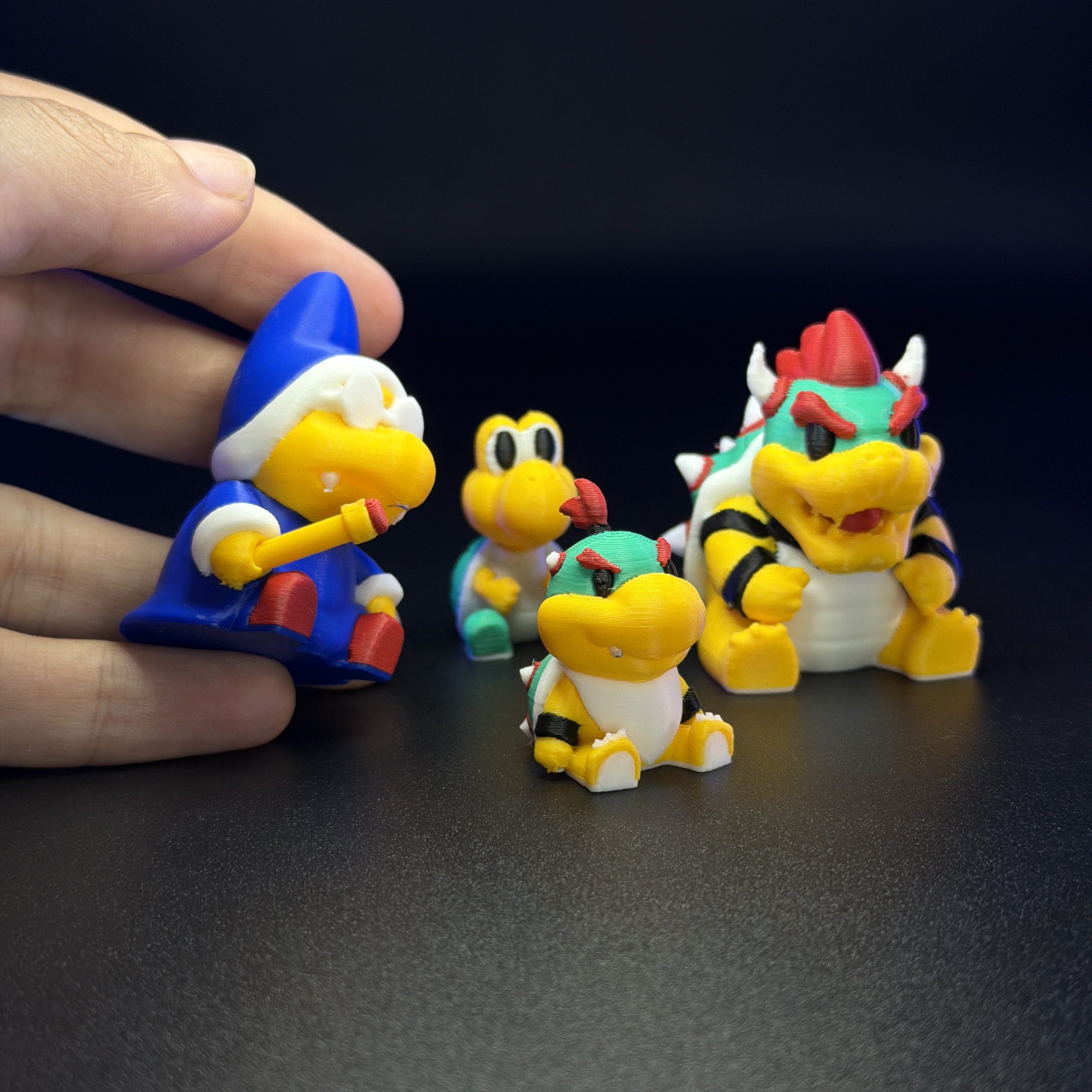 Bowser Team Mini Figures