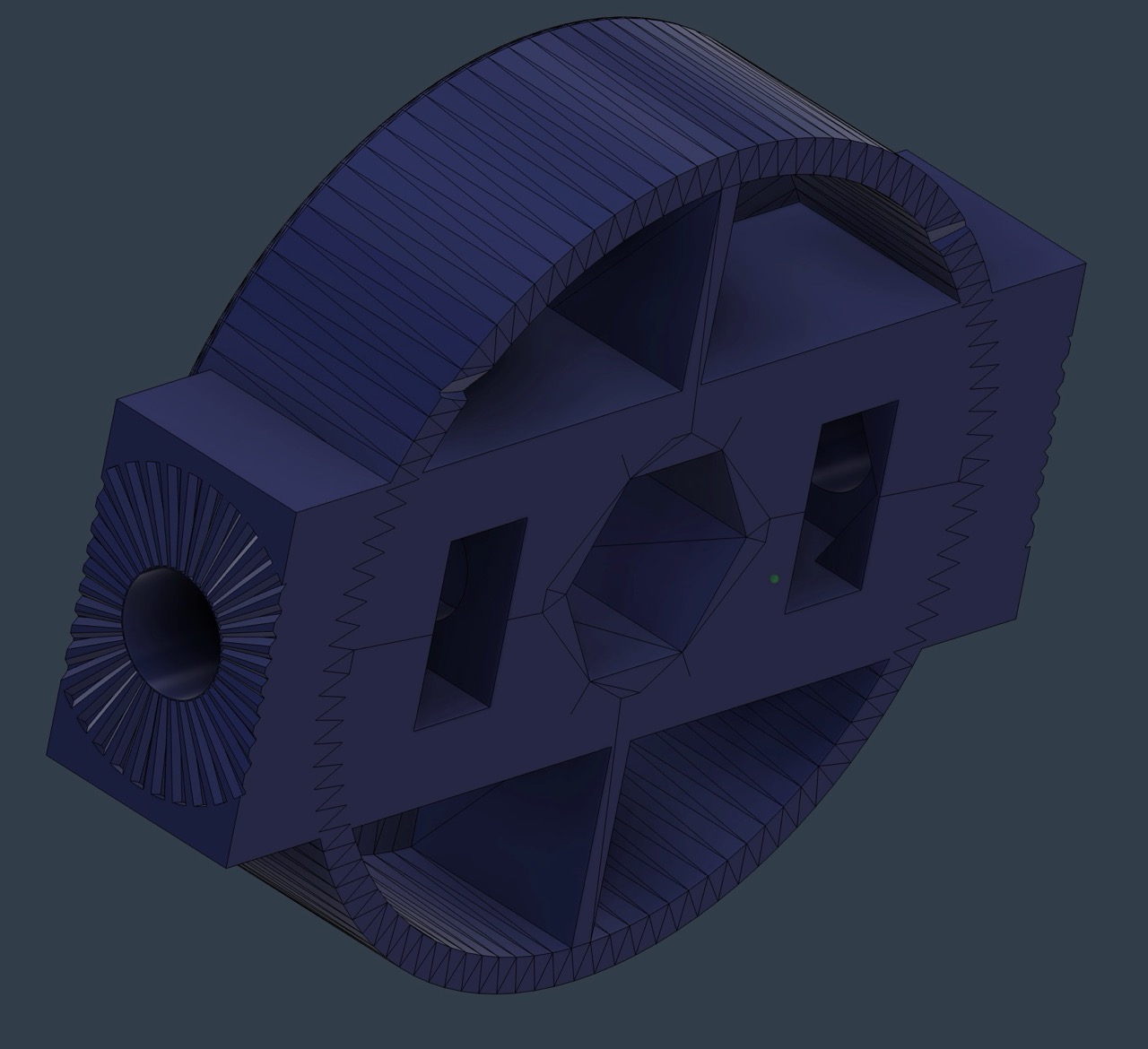 Miniatura 2 do modelo 3D Quadlock mount for GPS support