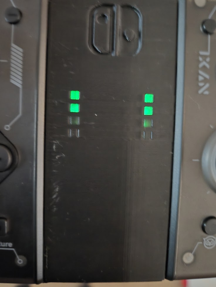Joycon Grip with Light Pipes