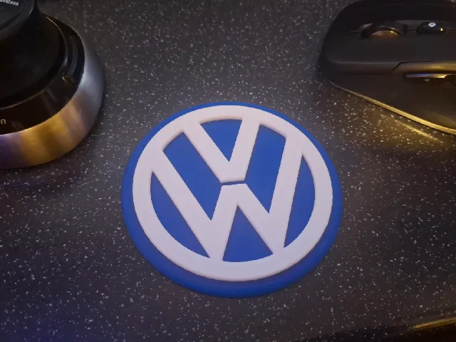 VW Logo Coaster