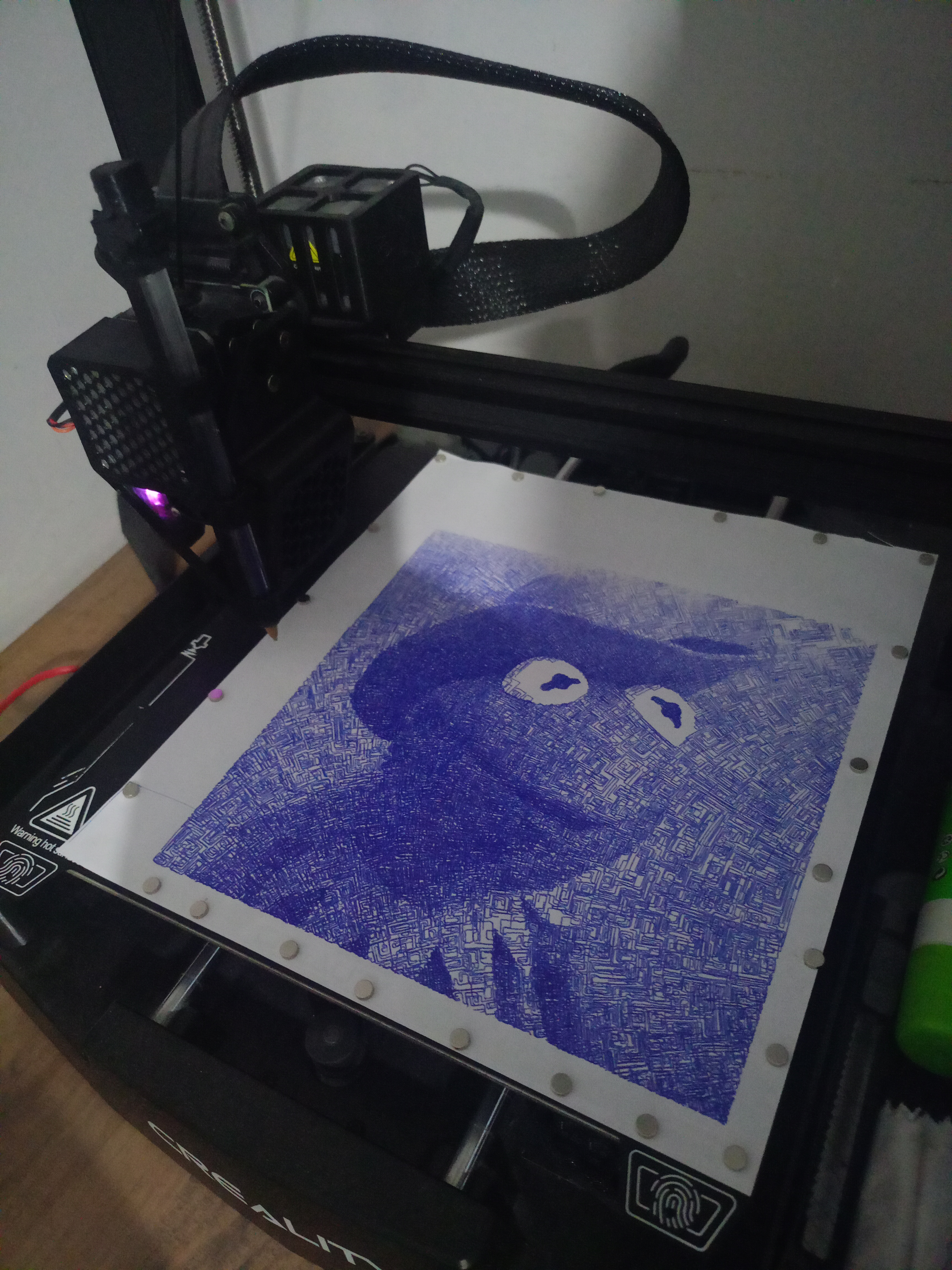 Snap-On Pen Plotter Attachment (Ender 3 V3 SE & BIC Pens)