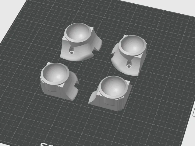 SV08 Feet with Integrated Squash Ball Cup
