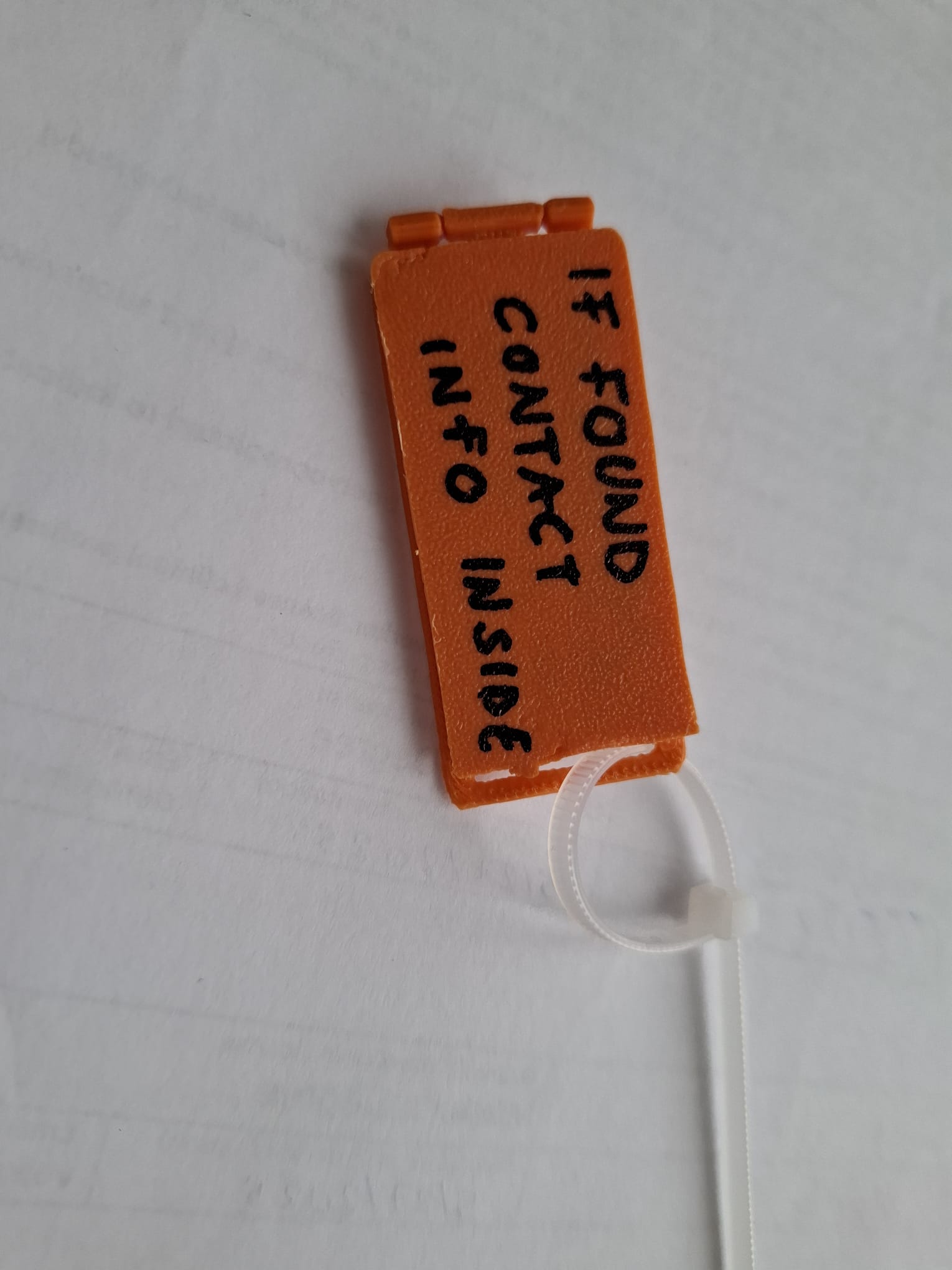 Privacy Luggage Tag