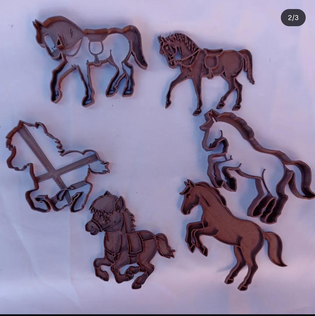 caballos cortante 3D model