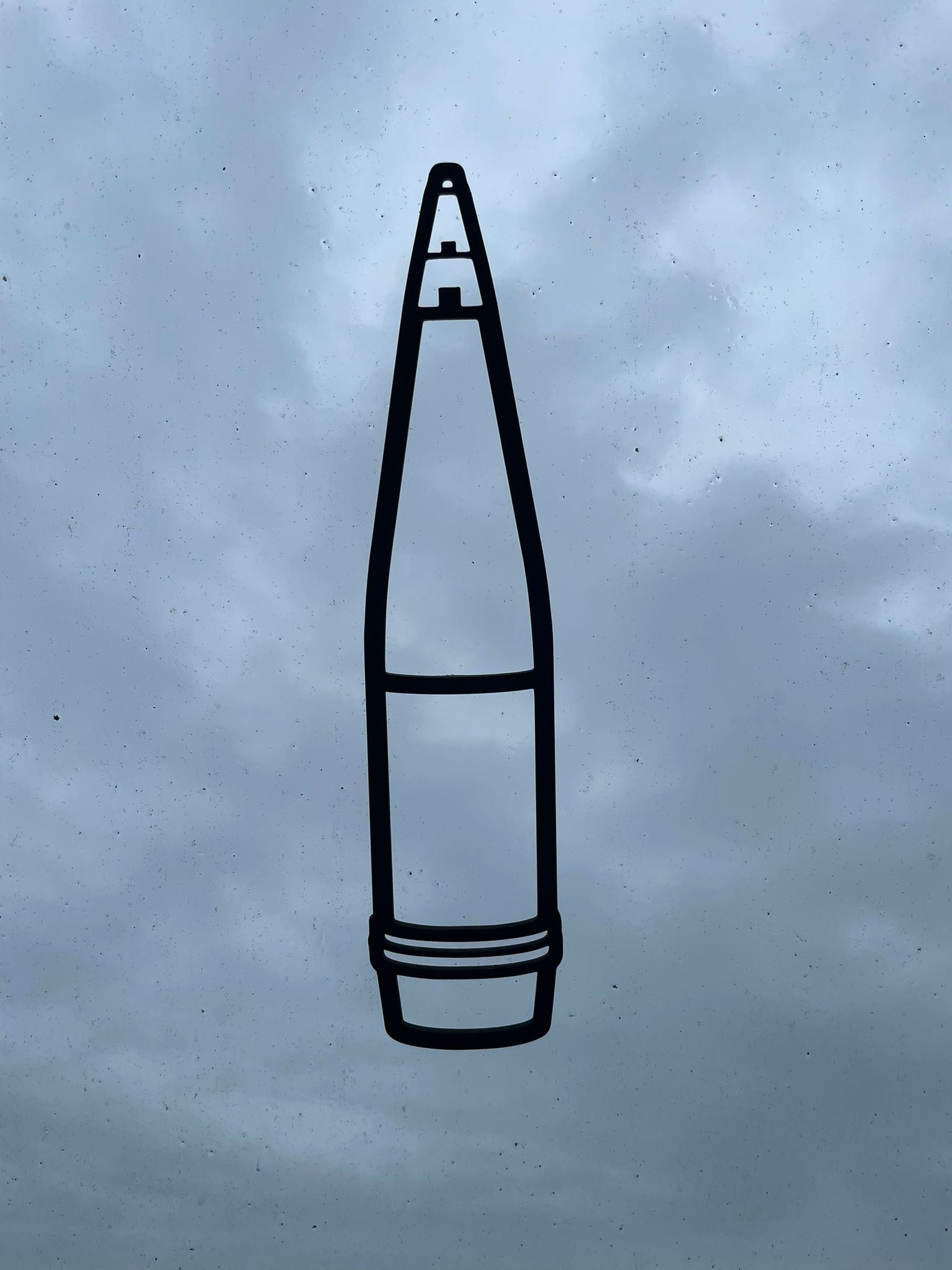 Artillery shell wall art
