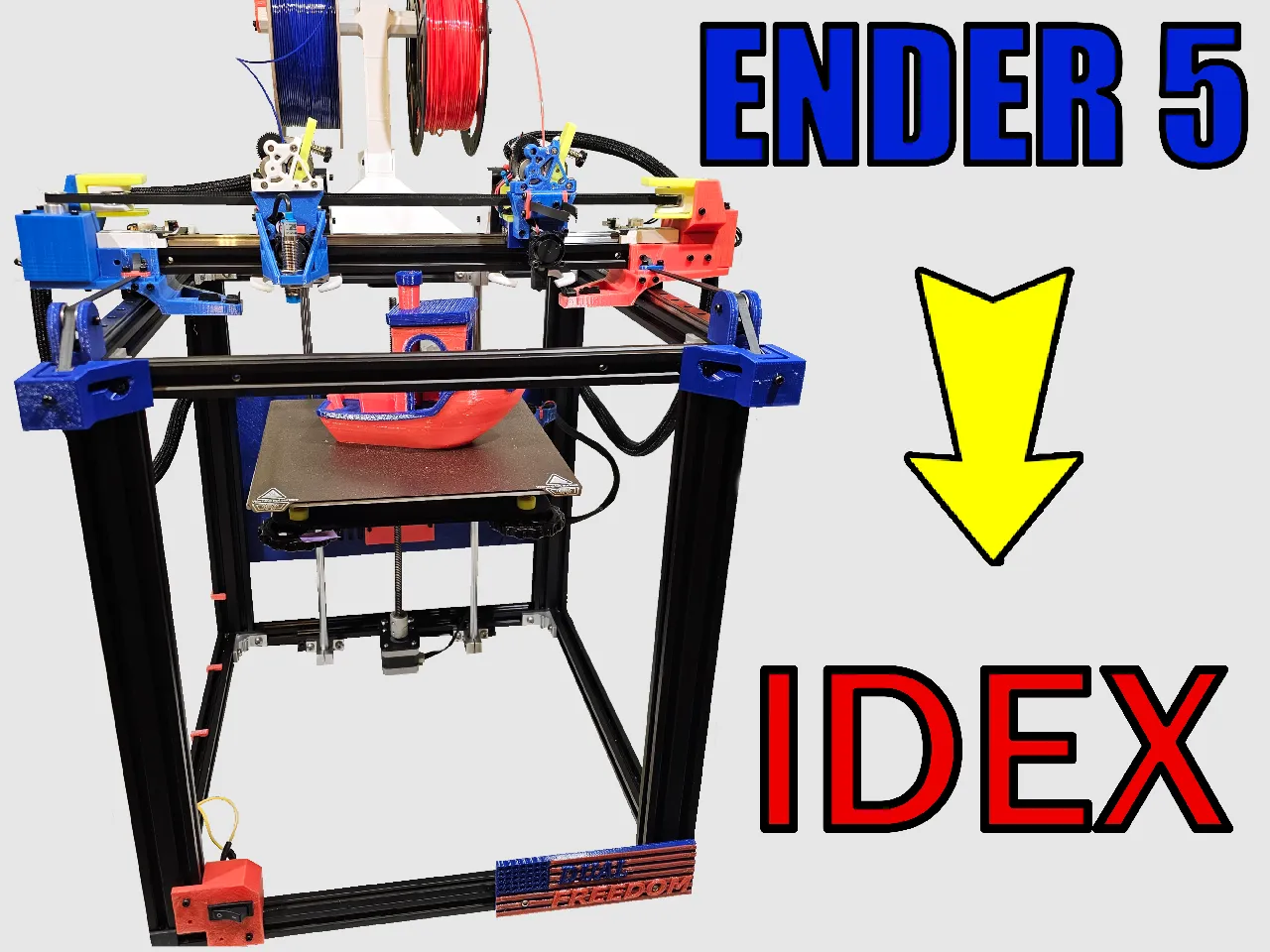 DUAL FREEDOM - Ender 5 IDEX Conversion by HyperPrinterModz