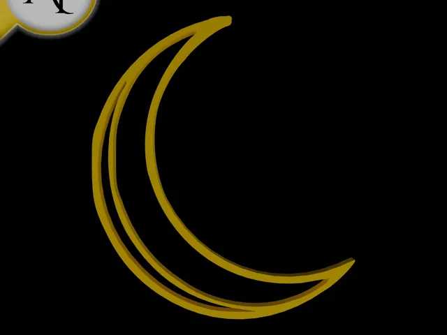 Simple Moon Symbol - 2D Art