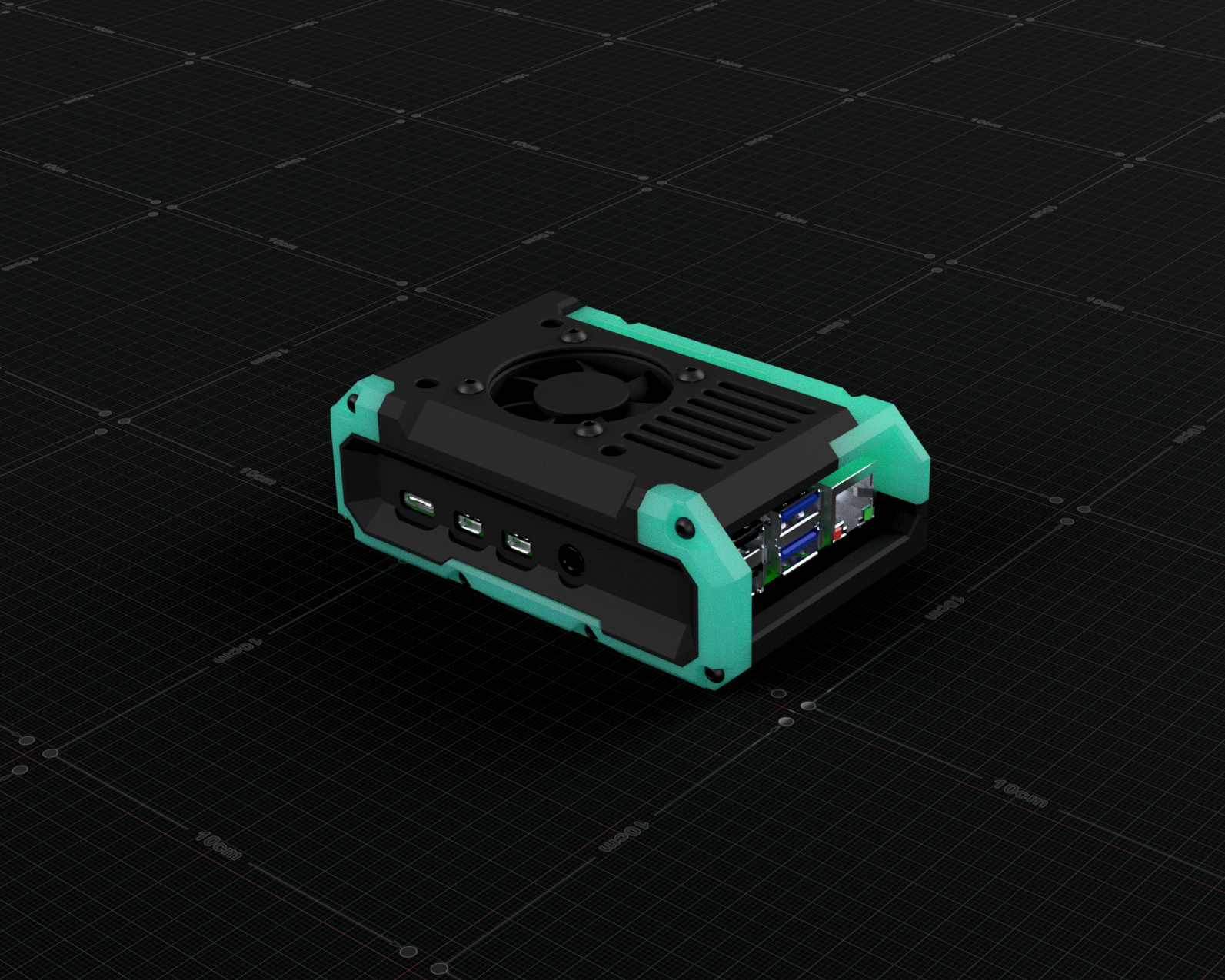 Raspberry Pi 4 Case (UPDATED)