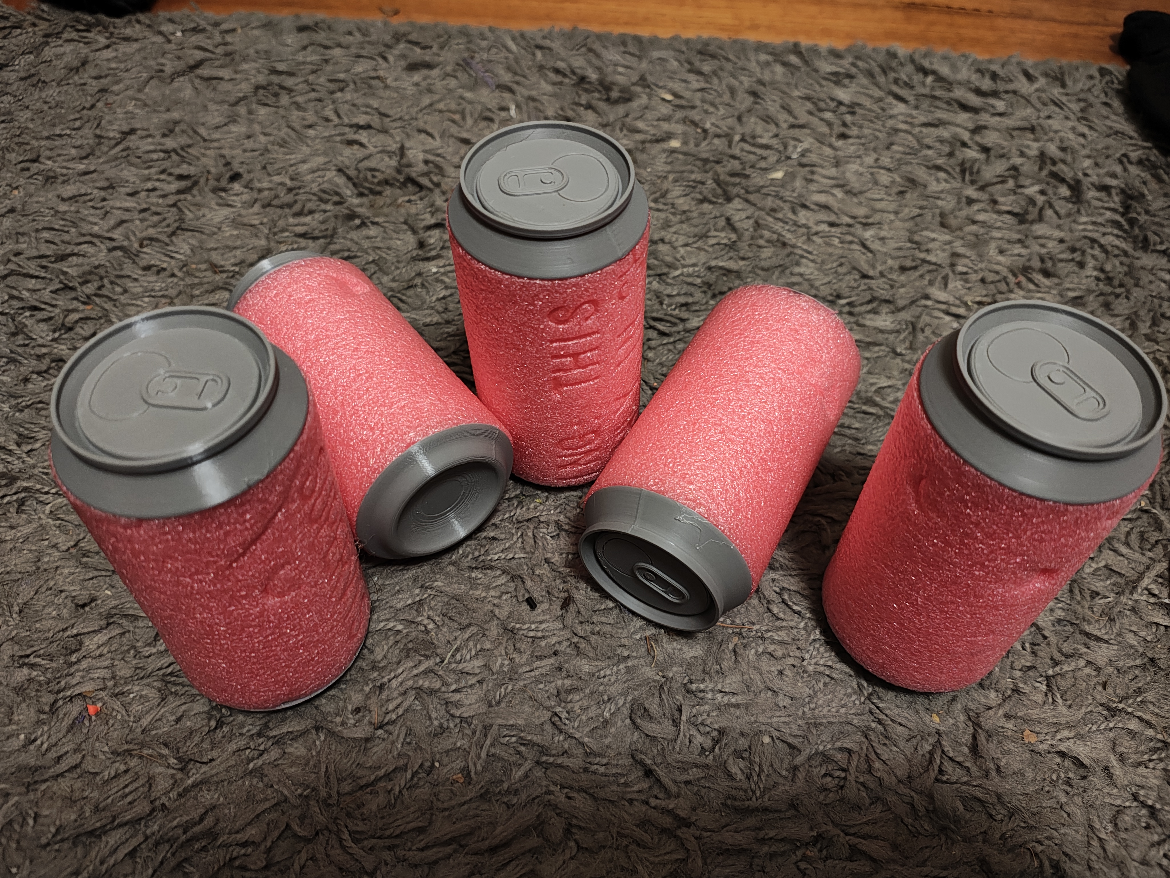 Pool Noodle Nerf Target Cans