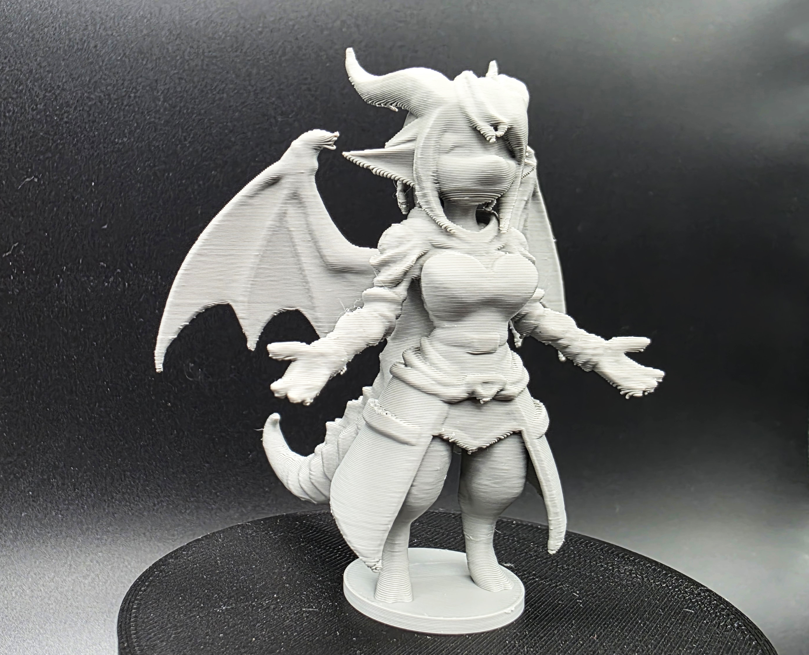 Female Dragonkin Sorceress Figure