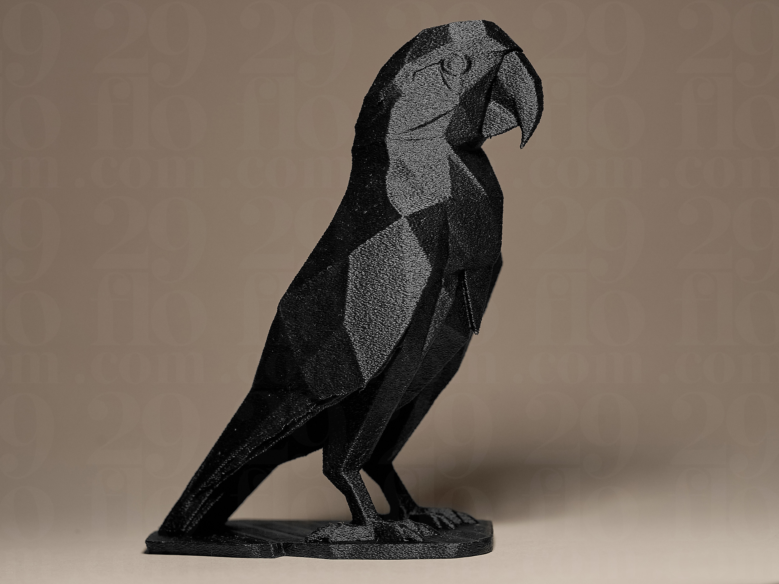 Geometric PARROT Figurine
