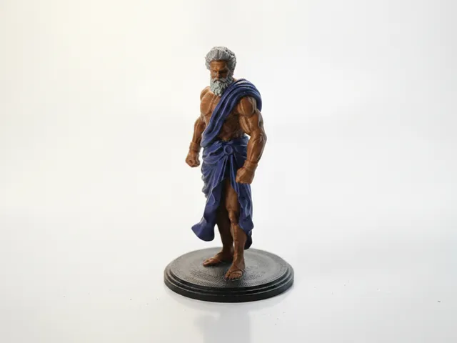 Zeus Greek God Statue Miscellaneous 3D Printable