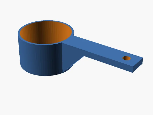 Measuring Scoop — Kitchen & Pet Food Scoop (Customizable Volume)