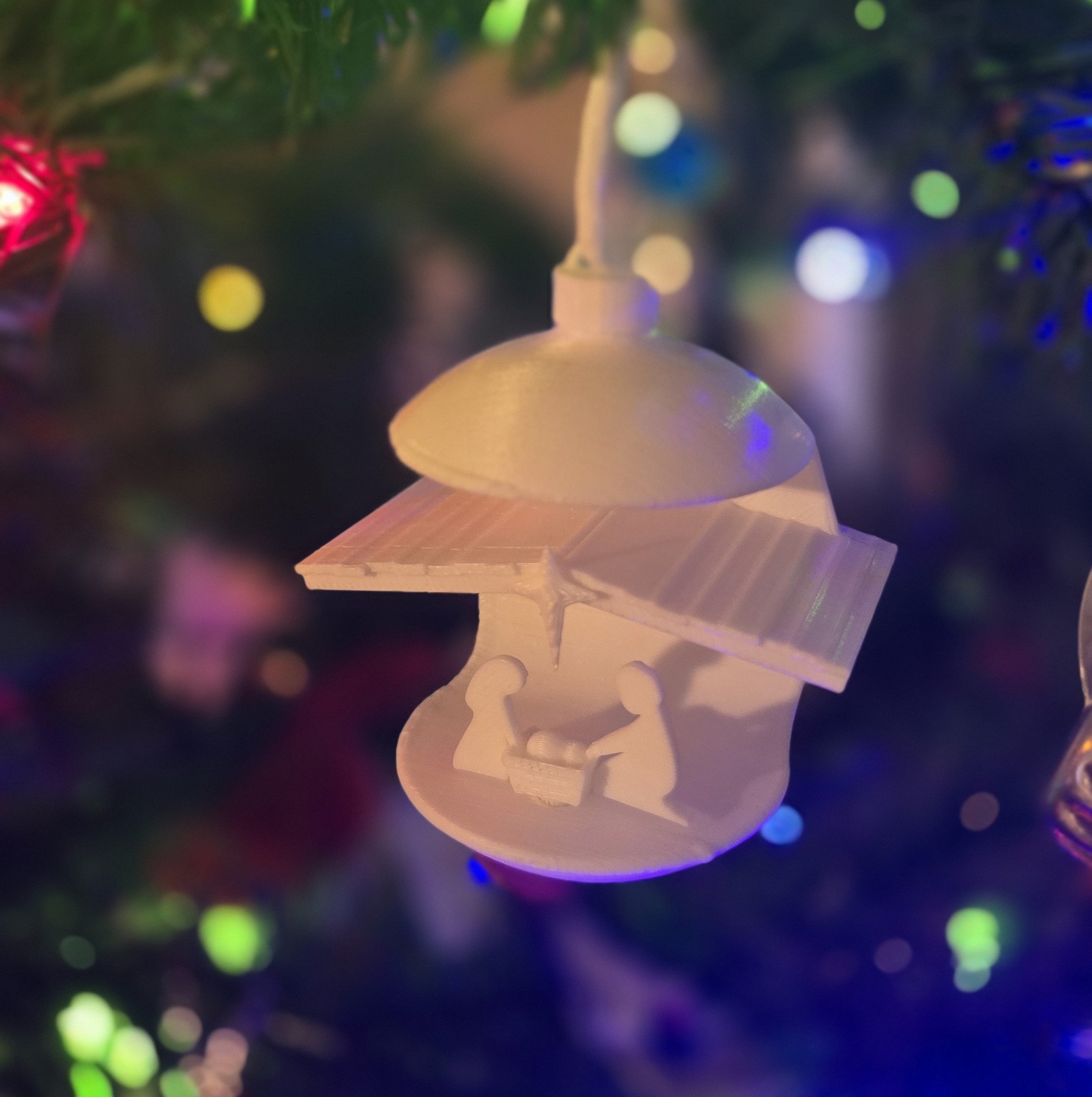 Nativy Scene Diorama Christmas Ornament