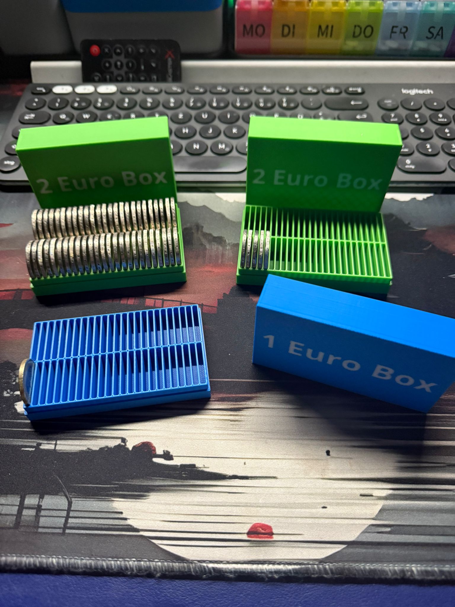 Money box for €uro coins