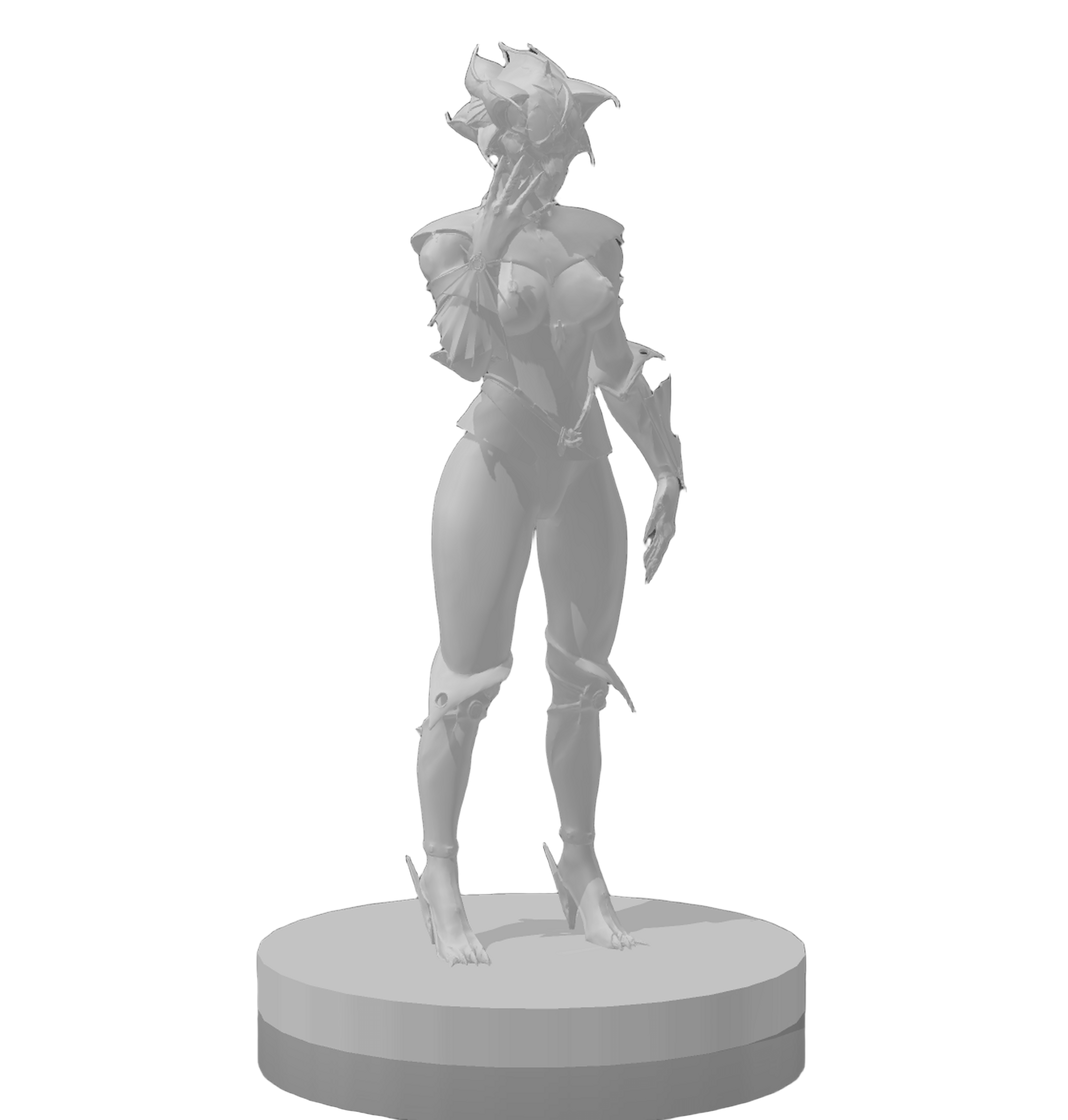 Valkyr Heirloom Statue – Warframe Fan Art