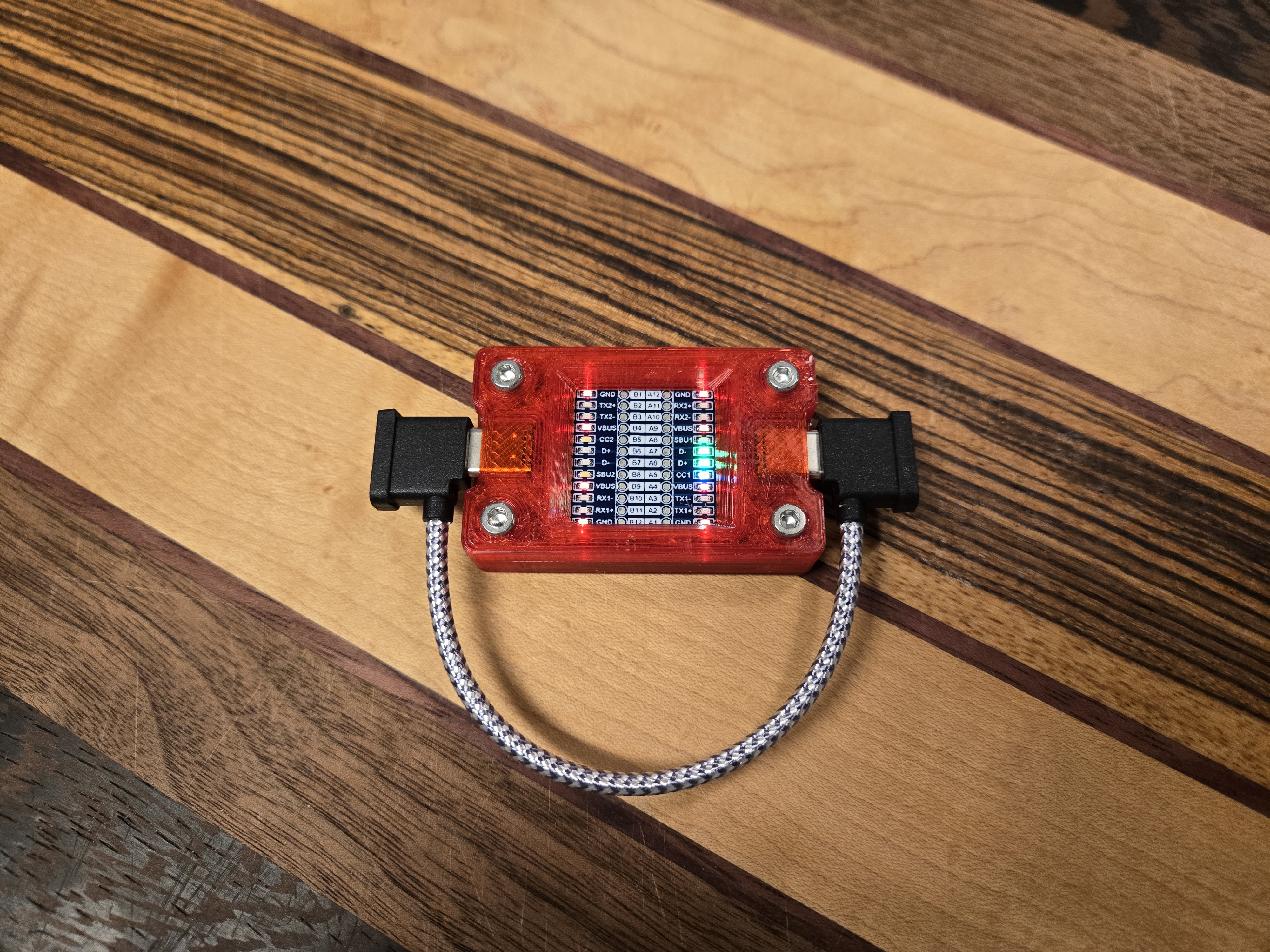 USB Type C Cable Tester Case