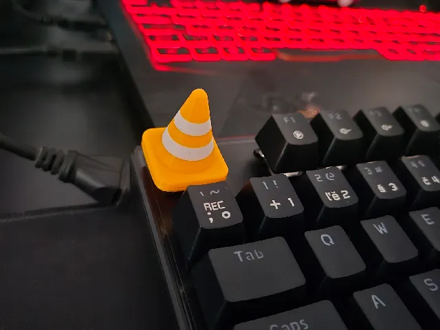 Traffic Cone Keycap - Cherry MX Compatible
