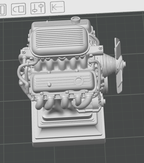 Miniatura 8 do modelo 3D V8 Engine Statue