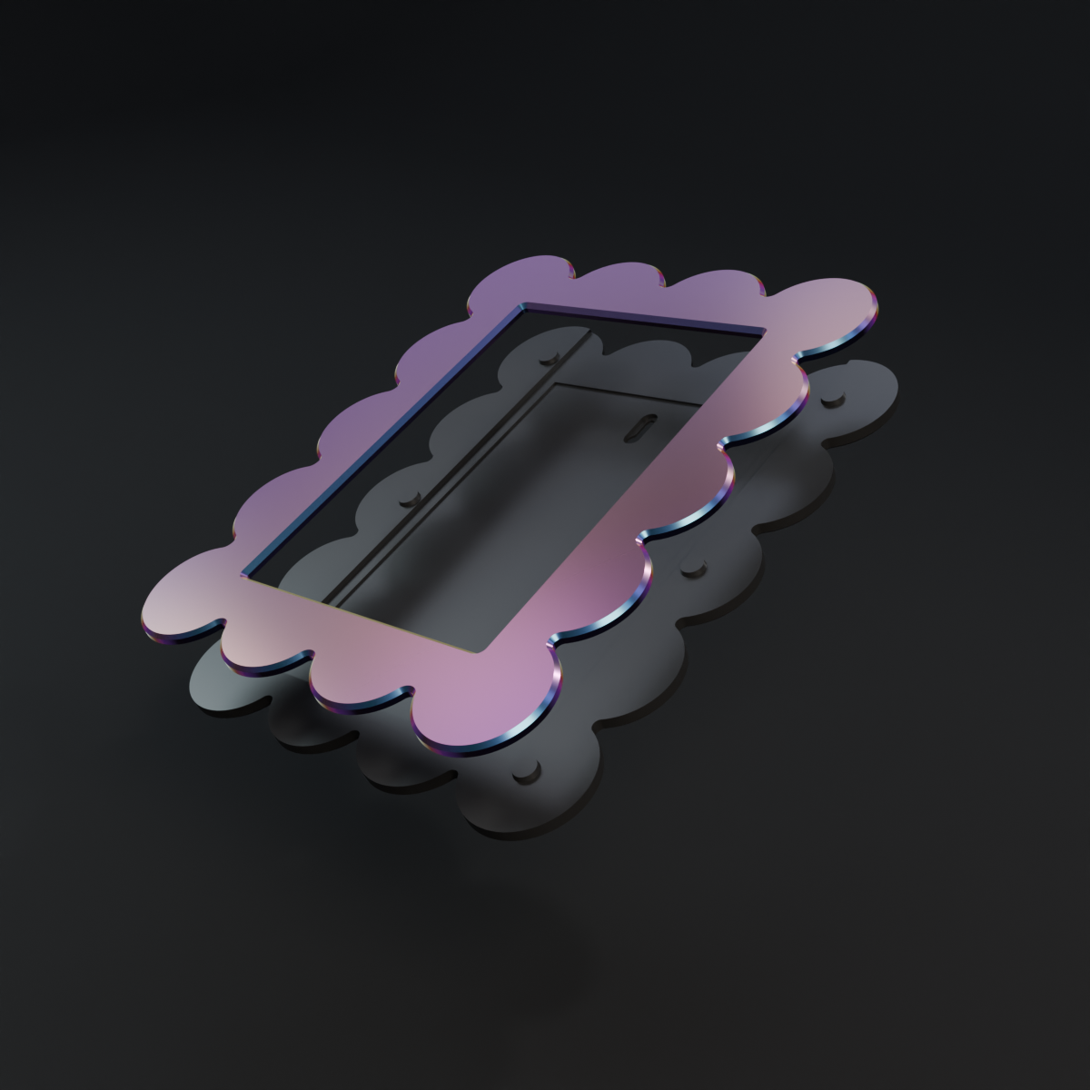 Yet another photo frame 3D model by georgmierau