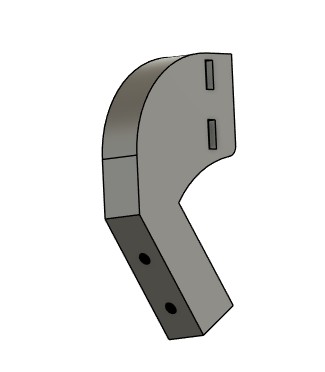 Prusa MK3 MK4 LCD screen adapter for Upper Shelf