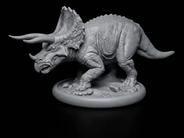 Triceratops Statue