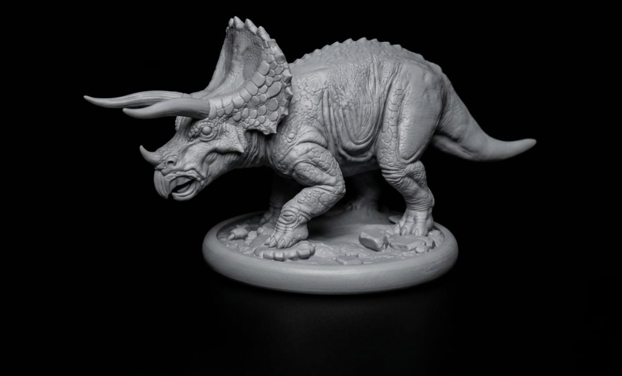 Triceratops Statue
