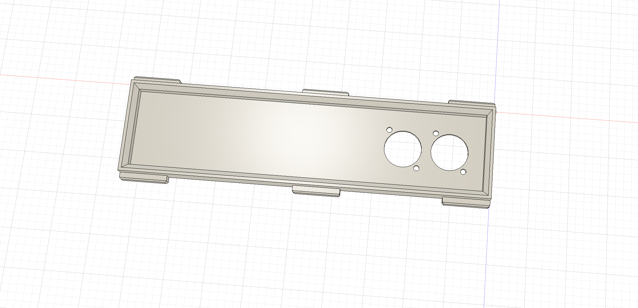 blank front and back plates for 4 & 5 Spool Filament Dispenser for MMU's