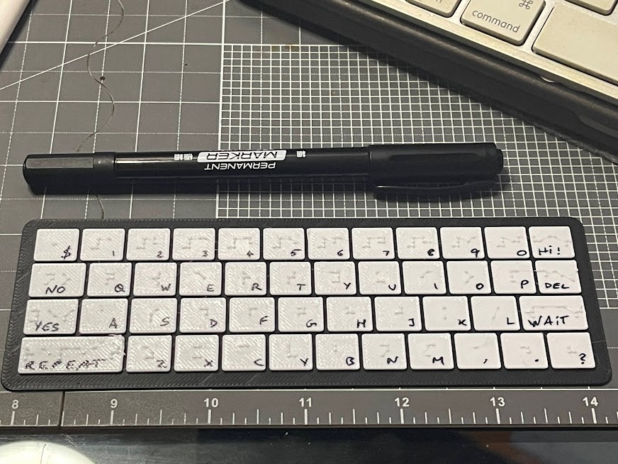 SPKeyboard: Deaf-Blind AAC "Keyboard" with braille - parametric — miniatura 2