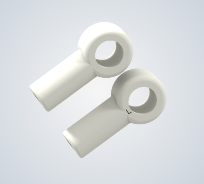 Headlamp Lifter Assembly Adjuster Rod Ends