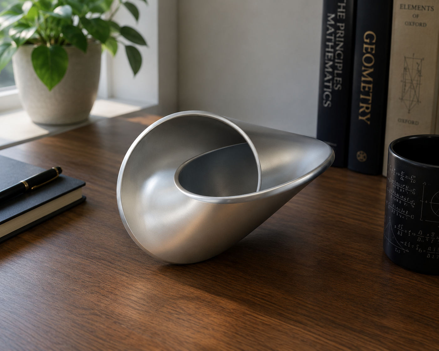 Anti Oloid | Inverted Oloid | Reverse Oloid | A Novel Geometric Form Exploring Continuous Curvature and Spatial Flow
