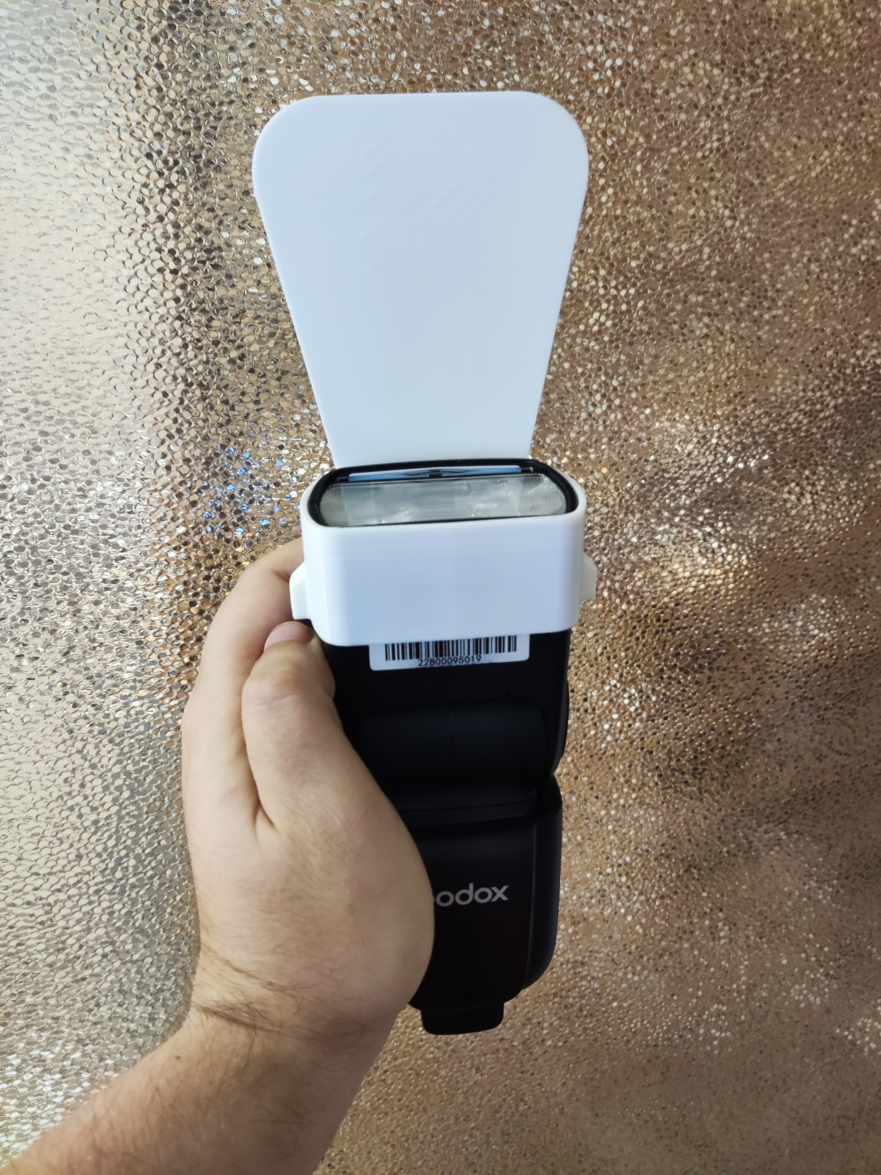 Camera Flash Diffusor with replacable inserts - Godox/Neewer/Yongnuo compatible