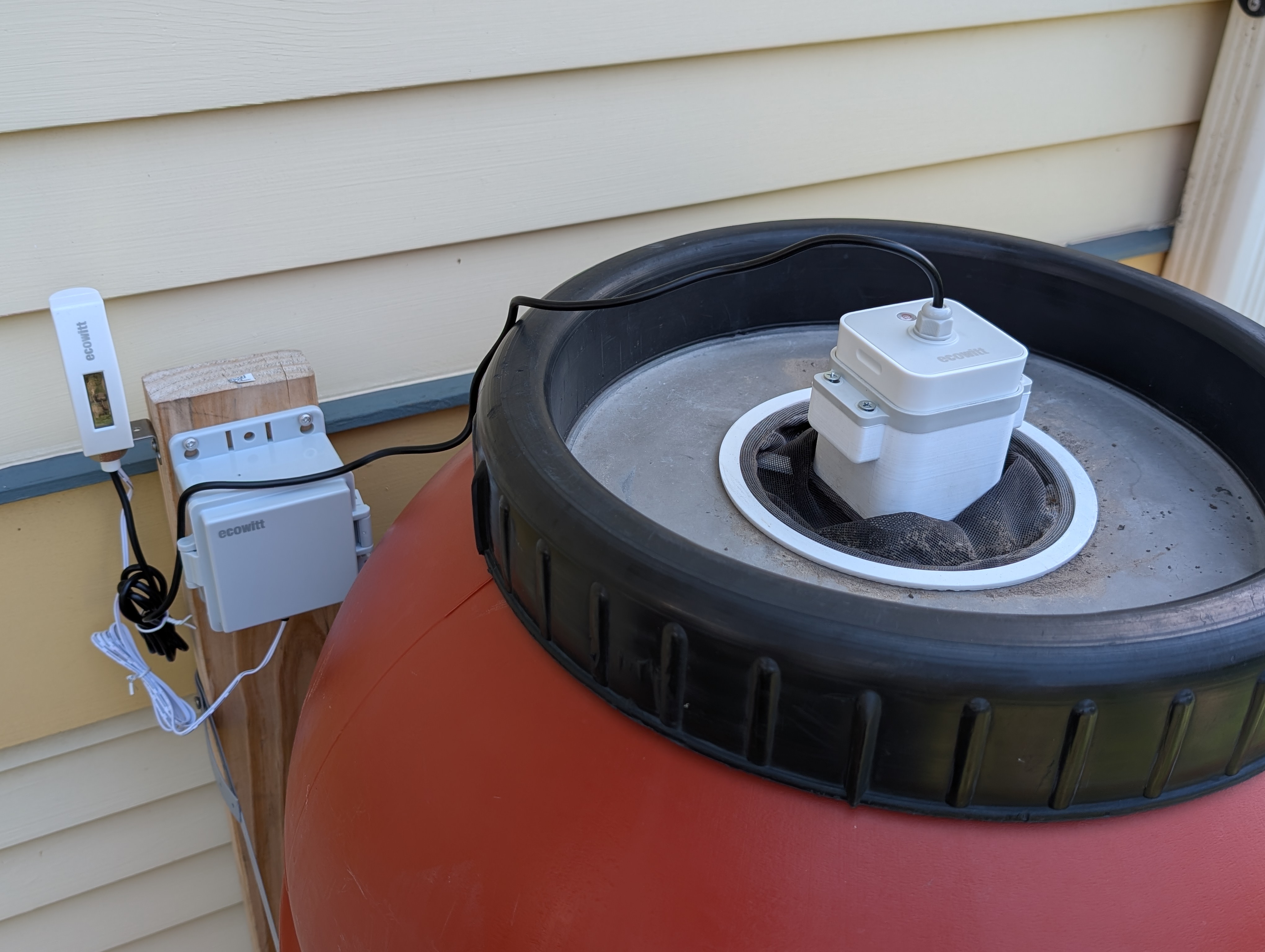 Ecowitt LDS-01 Rain Barrel Mount