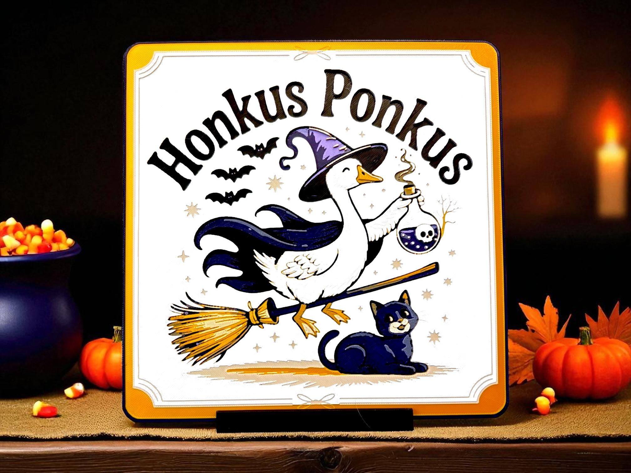 Honkus Ponkus - Halloween Duck Goose Hueforge