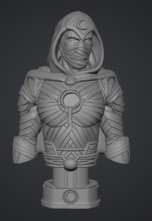 Moonknight Bust 3D model by AdventVR