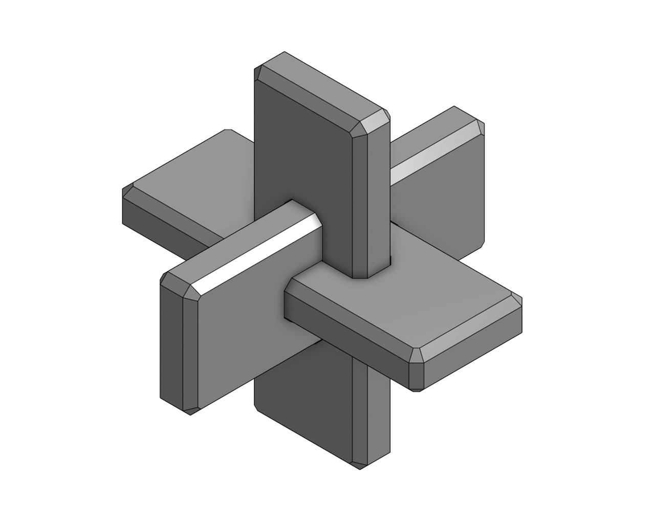 Tee Lock Puzzle (3 pieces)