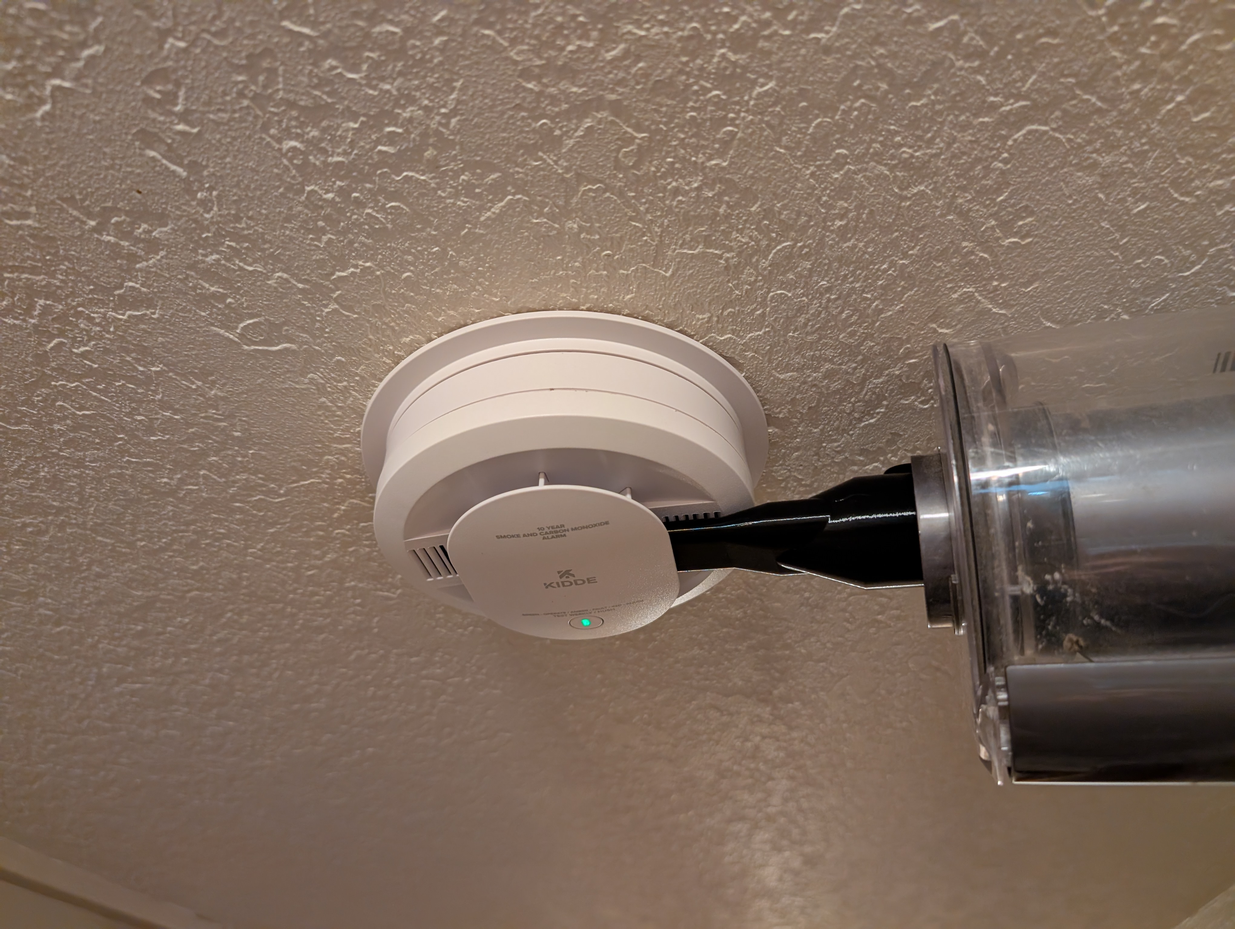Dyson Crevice Tool for Smoke Detector Alarm Cleaning