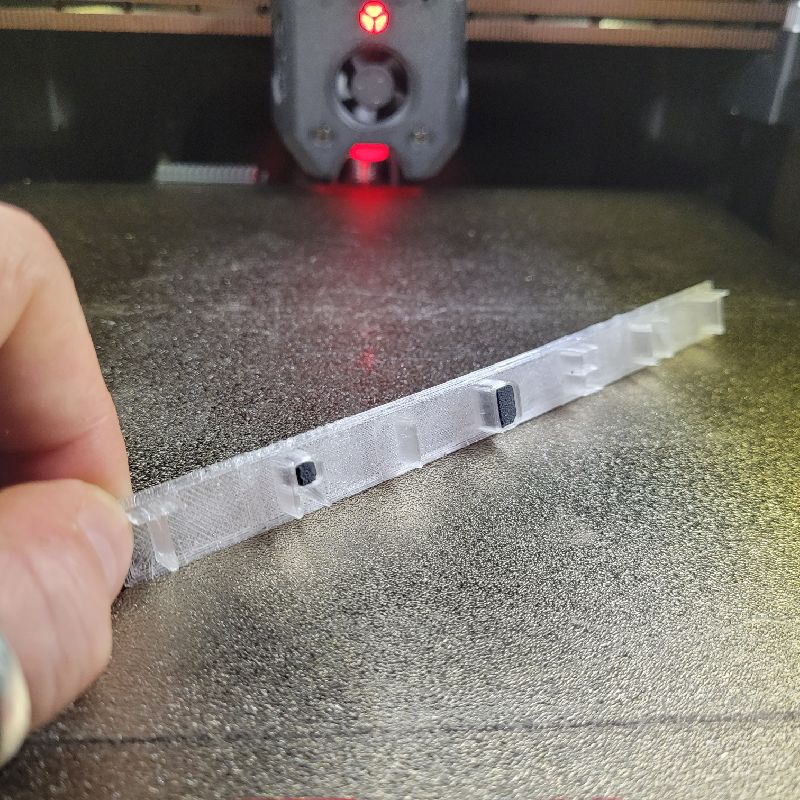LED Progress Bar Bed Front Cover for Voron Trident (Standard Sizes) by ...