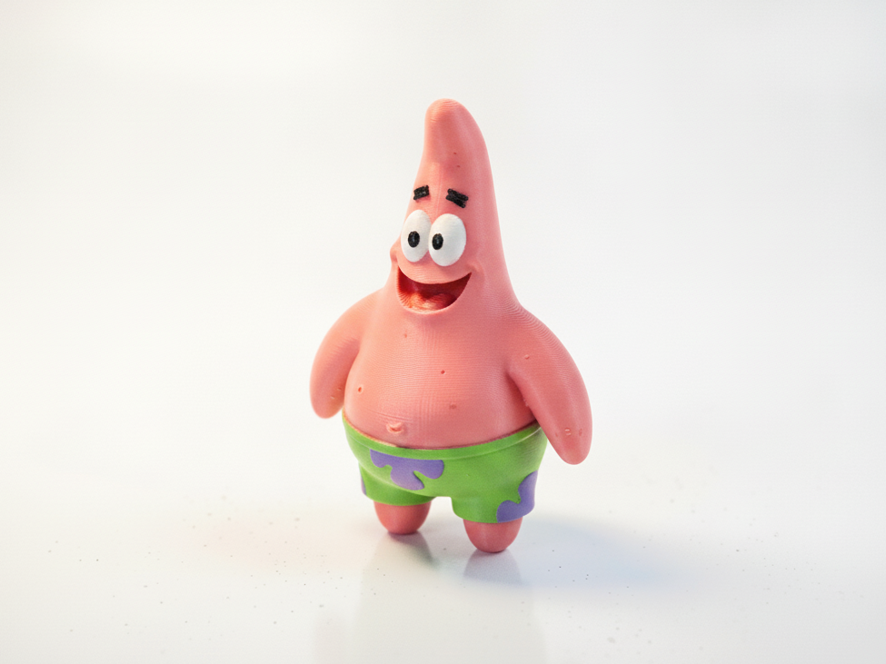 Patrick Star Figurine Cartoons 3D Printable
